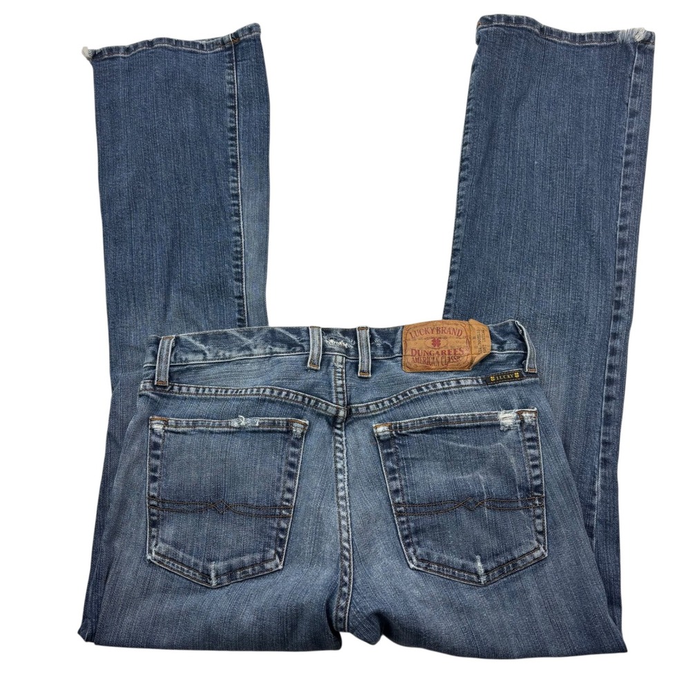 Lucky Brand Dungarees Slim Bootleg Jeans American Classic Womens Size 31‎ - Picture 4 of 16